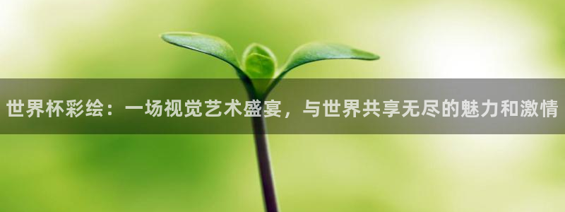 世界杯足球2026：世界杯彩绘：一场视觉艺术盛宴，与世界共享无尽的魅力和激情